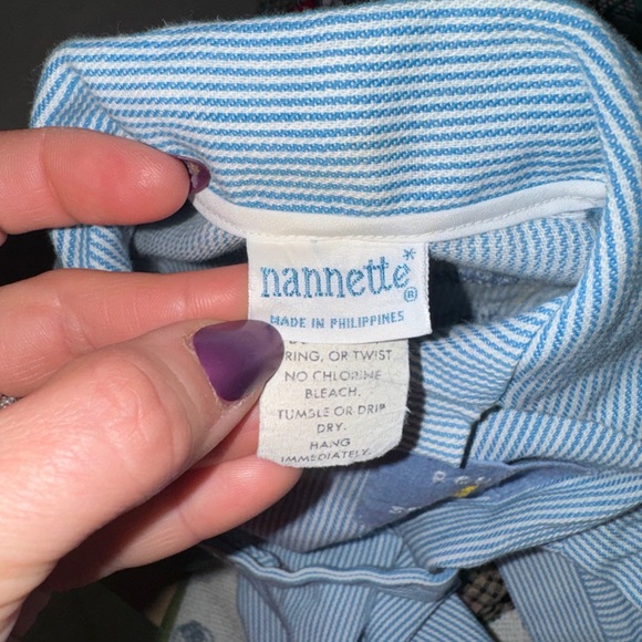 Vintage 70s Nanette Baby boy Romper long sleeve Keep Truckin’ jumpsuit applique - Picture 3 of 6